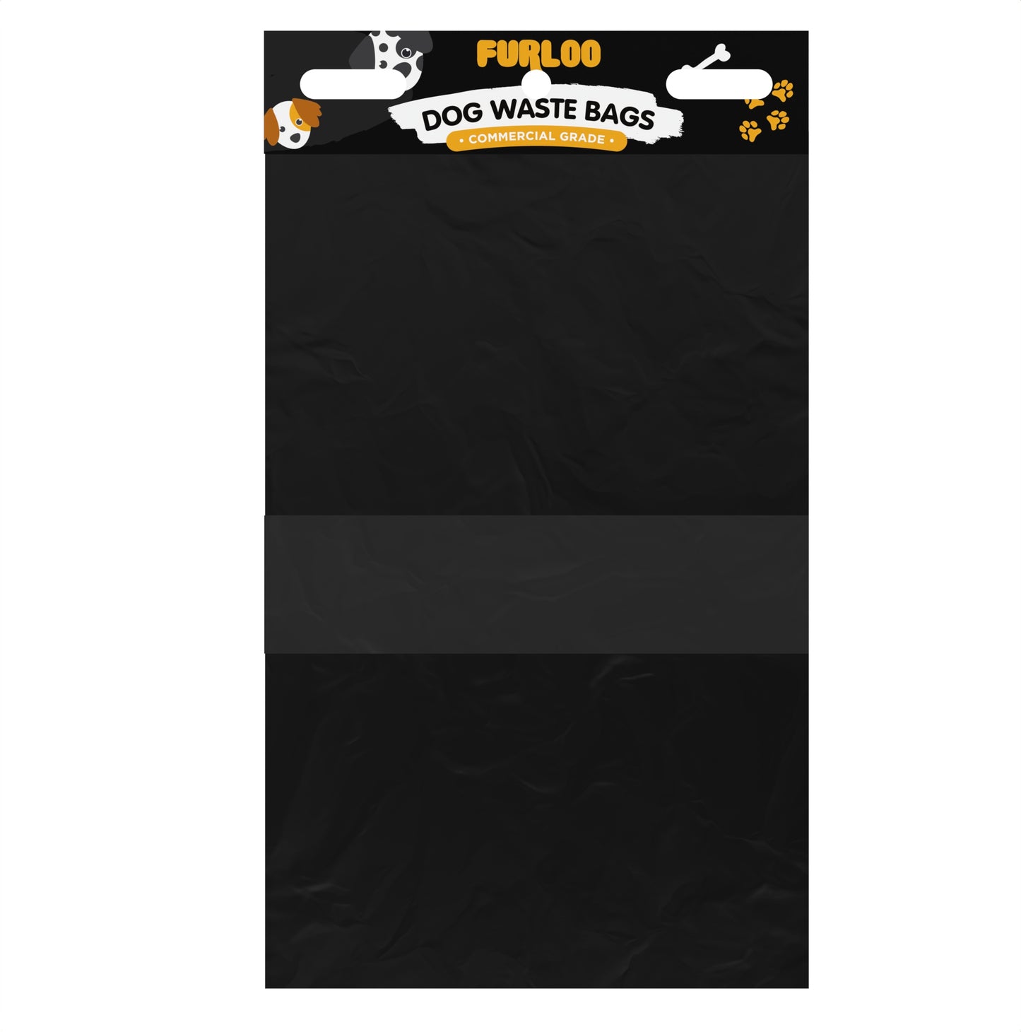 Furloo 1,000 Pet Waste Station Header Bags, 100 Bags Per Pack, 10 Packs, Heavy-Duty Leak-Resistant Dog Waste Refill Bags
