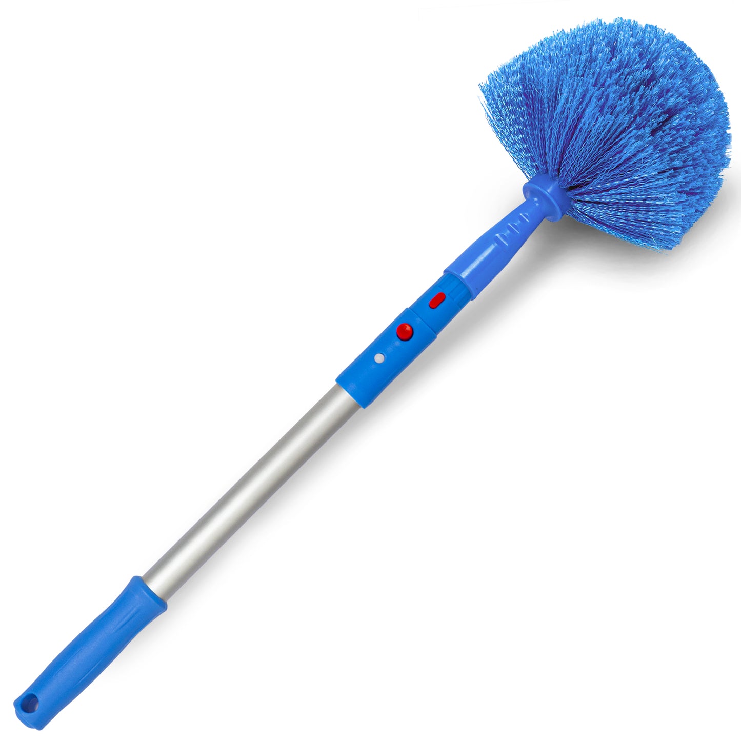 Gritt Commercial Cobweb Duster Brush, 6 11/16" Cobweb / Corner Duster Brush with 20" Pole