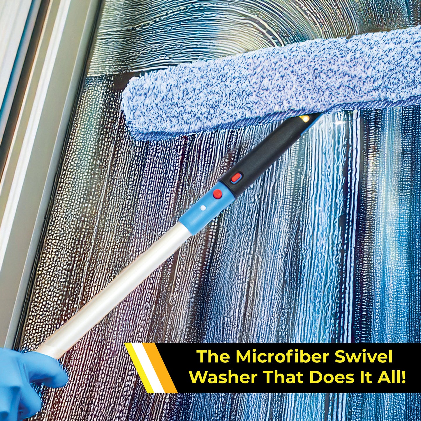 Gritt Commercial 18" Heavy-Duty Swivel Window Washer