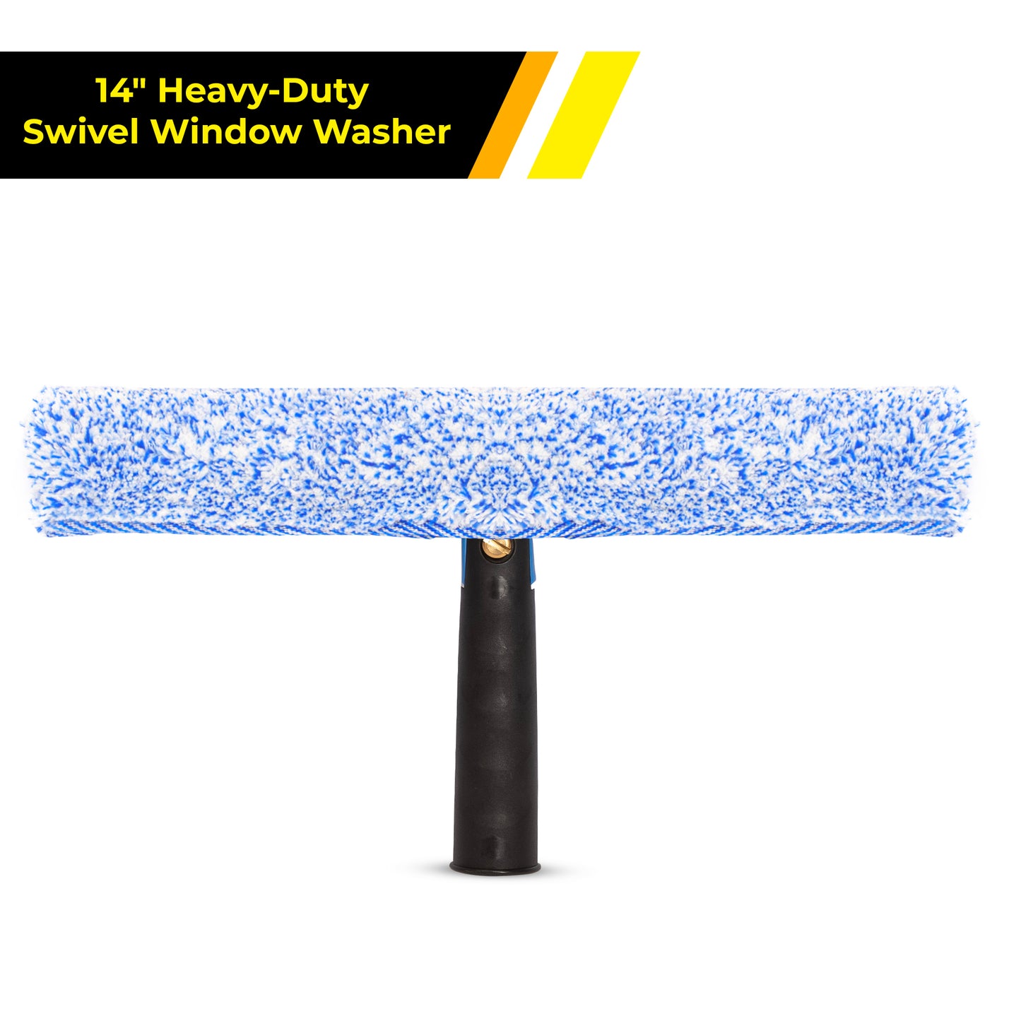 Gritt Commercial Swivel Window Washing Kit with 14" Squeegee and 14" Washer