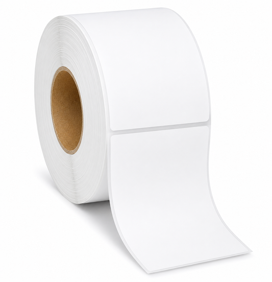 Gritt Labels 4" x 6" Direct Thermal Labels, Roll of 1,000 Labels, 4-Pack