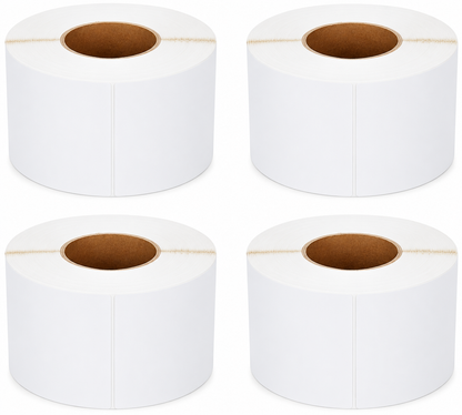 Gritt Labels 4" x 6" Direct Thermal Labels, Roll of 1,000 Labels, 4-Pack