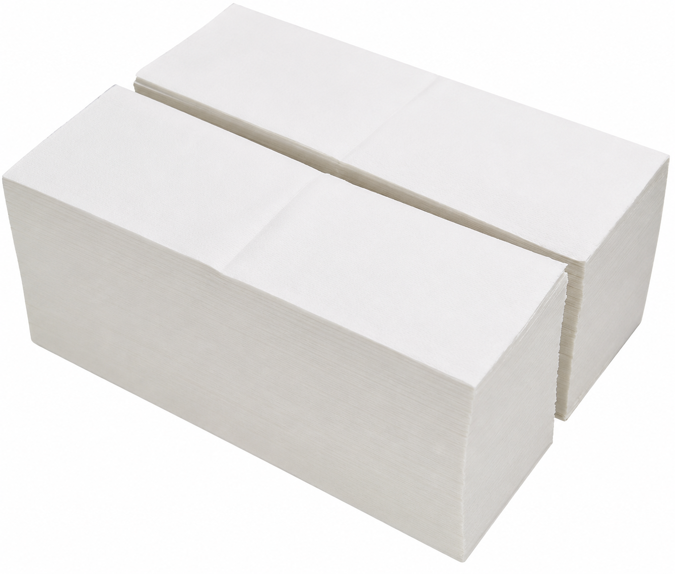 Gritt Labels 4" x 6" Direct Thermal Fanfold Labels, Stack of 2,000 Labels, 2-Pack