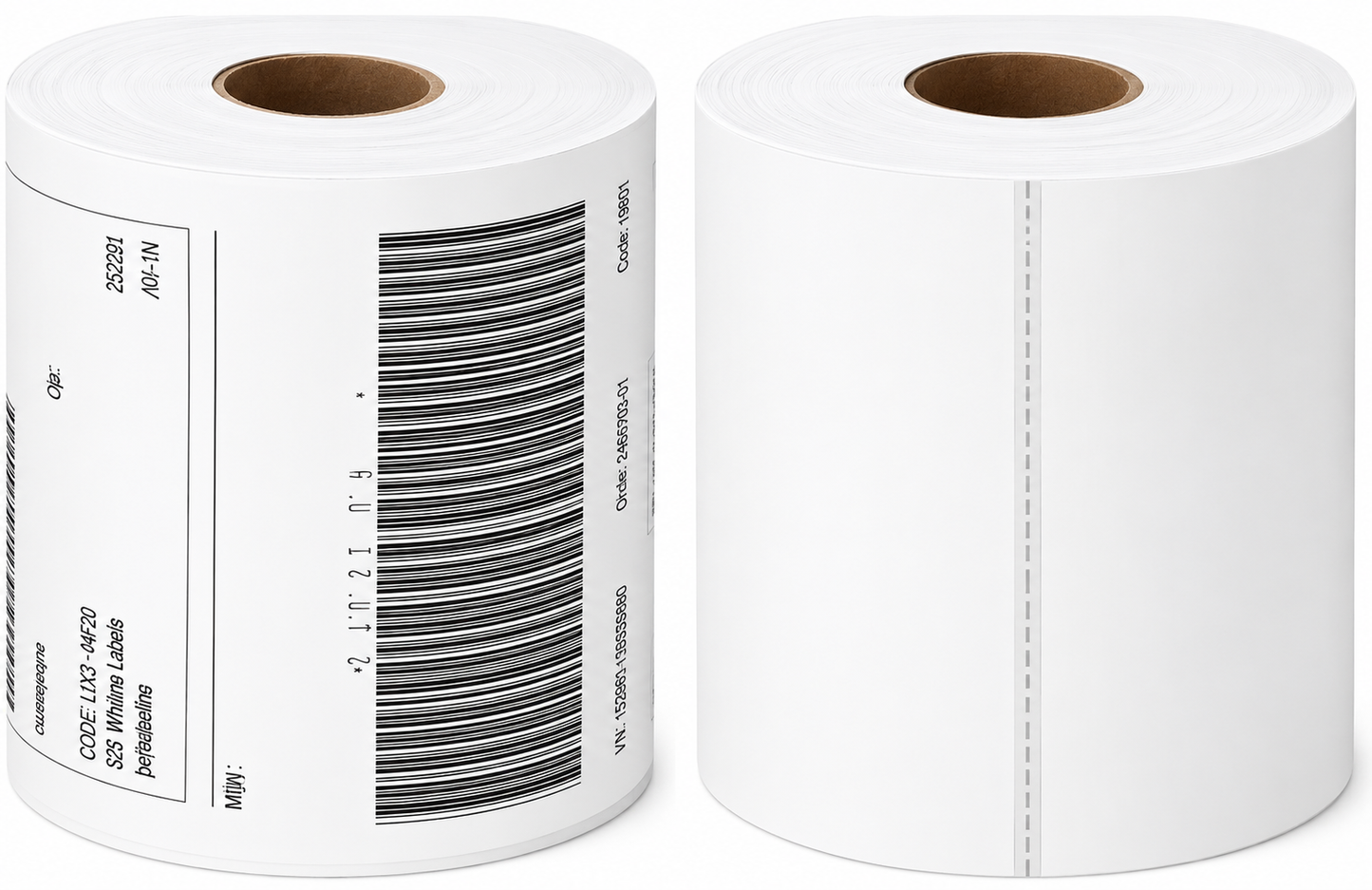 Gritt Labels 4" x 6" Direct Thermal Labels, Roll of 250 Labels, 12-Pack