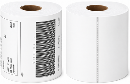 Gritt Labels 4" x 6" Direct Thermal Labels, Roll of 250 Labels, 4-Pack