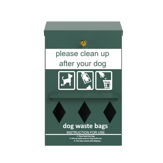 Furloo Wall-Mount Pet Waste Roll Bag Dispenser