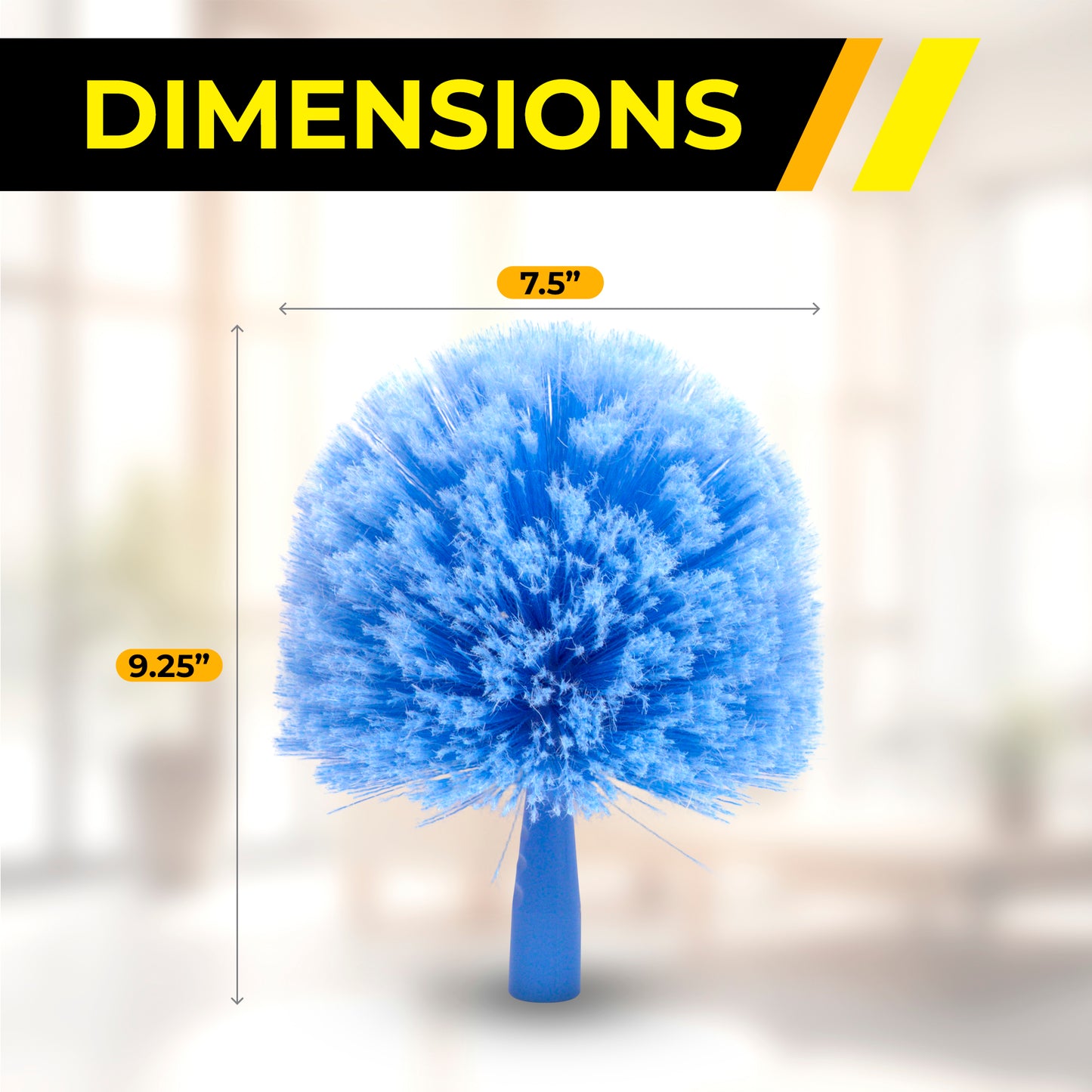 Gritt Commercial Cobweb Duster Brush, 6 11/16" Cobweb / Corner Duster Brush