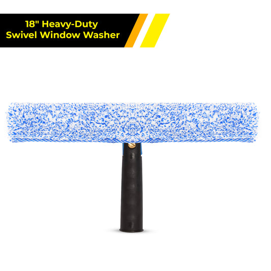 Gritt Commercial 18" Heavy-Duty Swivel Window Washer