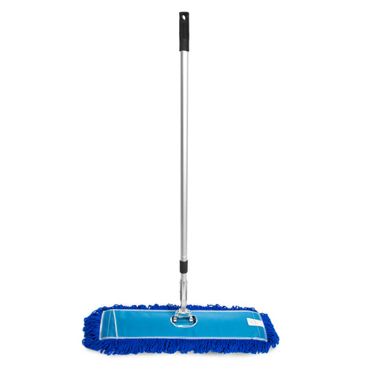 Gritt Commercial All-In-One 24” Microfiber Dust Mop Set With 72" Telescopic Handle