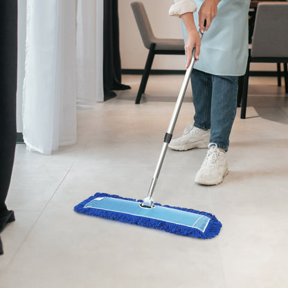 Gritt Commercial All-In-One 36” Microfiber Dust Mop Set With 72" Telescopic Handle