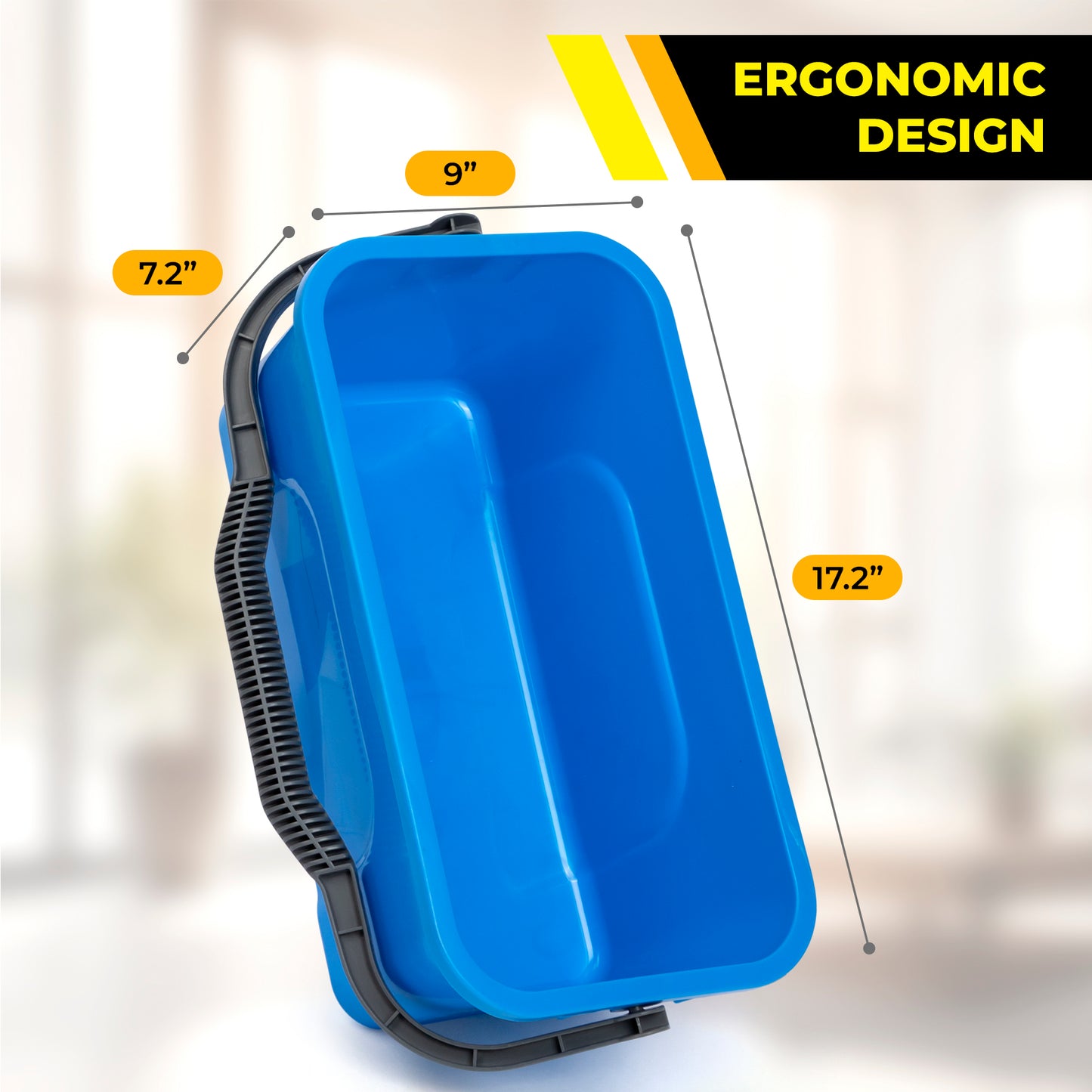 Gritt Commercial 3 Gallon Window & General Cleaning Bucket