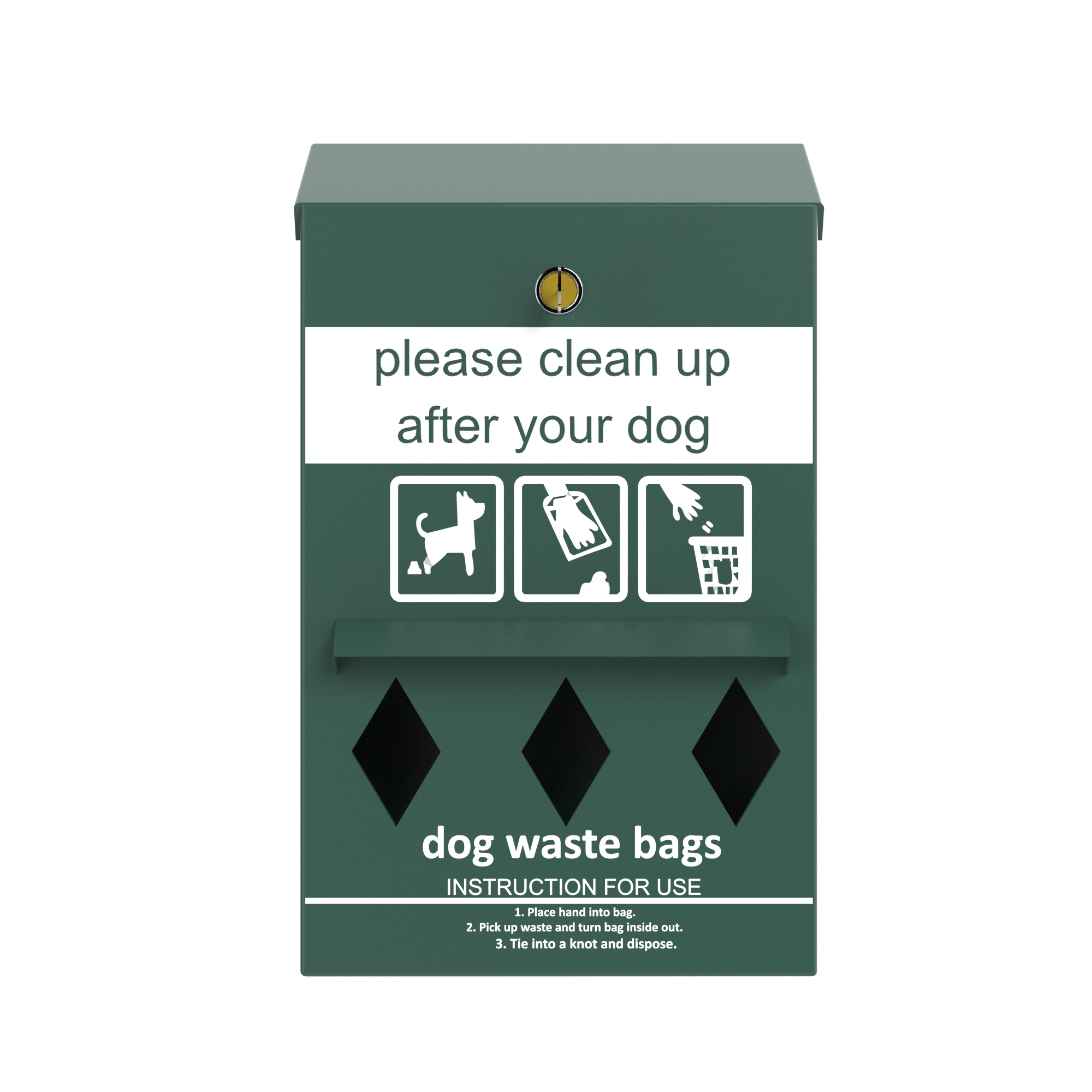 Furloo Wall-Mount Pet Waste Roll Bag Dispenser